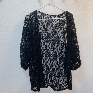 Fancy lace cardigan
